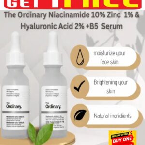 The Ordinary Niacinamide 10% + Zinc 1% Oil Control Serum – 30ml Buy 1 Get 1 Free
